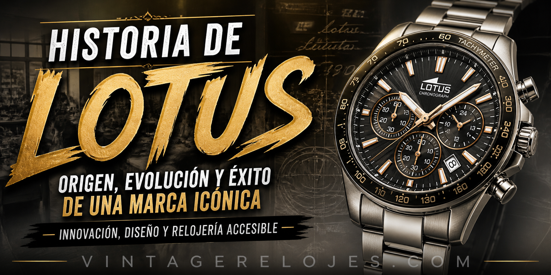 Historia de Lotus: Evolución, origen y éxito de una marca de relojes accesible