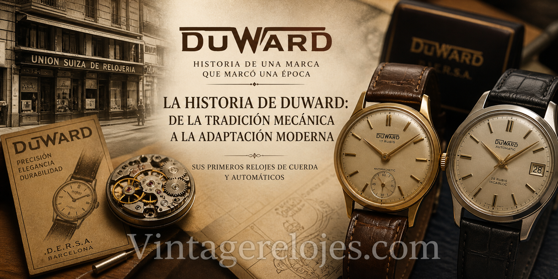 Historia de la marca de relojes Duward: De la tradición mecánica a la adaptación moderna