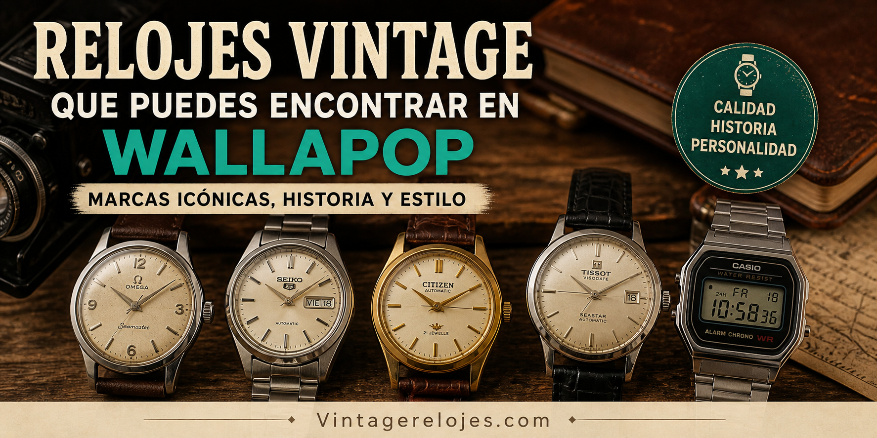 Relojes Vintage en Wallapop: Marcas Icónicas que Puedes Encontrar y Por Qué Deberías Tener Uno
